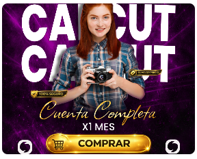 CAPCUT PRO CUENTA COMPLETA 1 MES